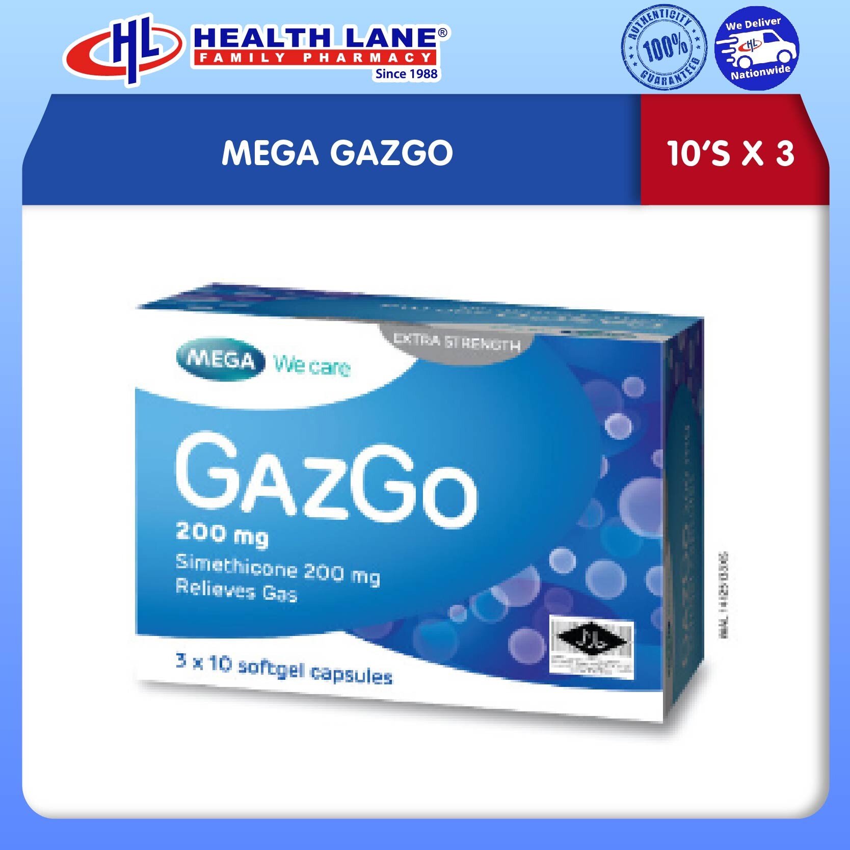 MEGA GAZGO (10'Sx3)